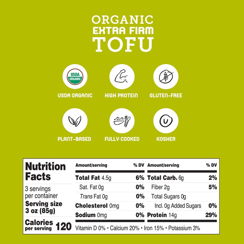 slide 4 of 4, Hodo Organic Extra Firm Tofu 10 oz, 10 oz