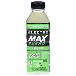 Electromax® Suero Lemon-Lime Electrolyte Sports Drink Bottle, 21.3 fl oz