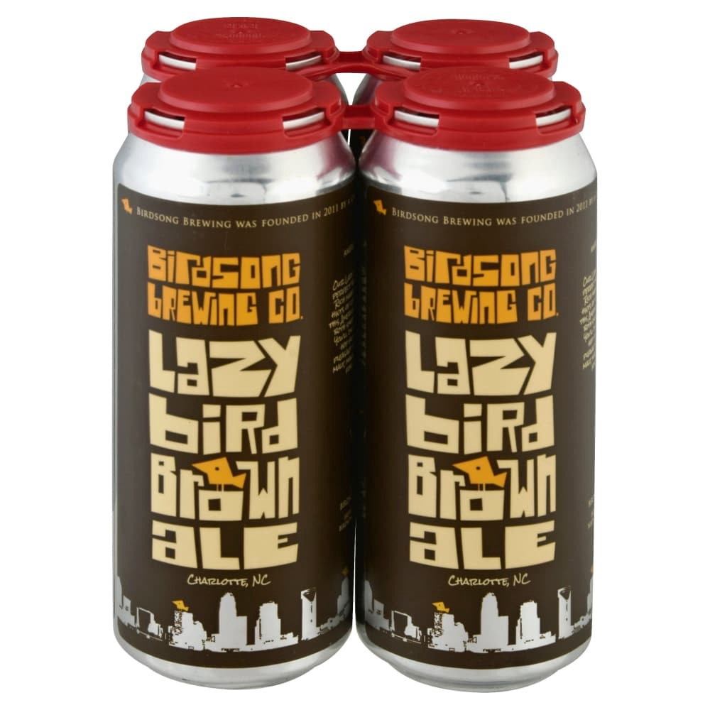 slide 2 of 3, Birdsong Lazy Bird Brown Ale Cn, 4 ct; 16 oz