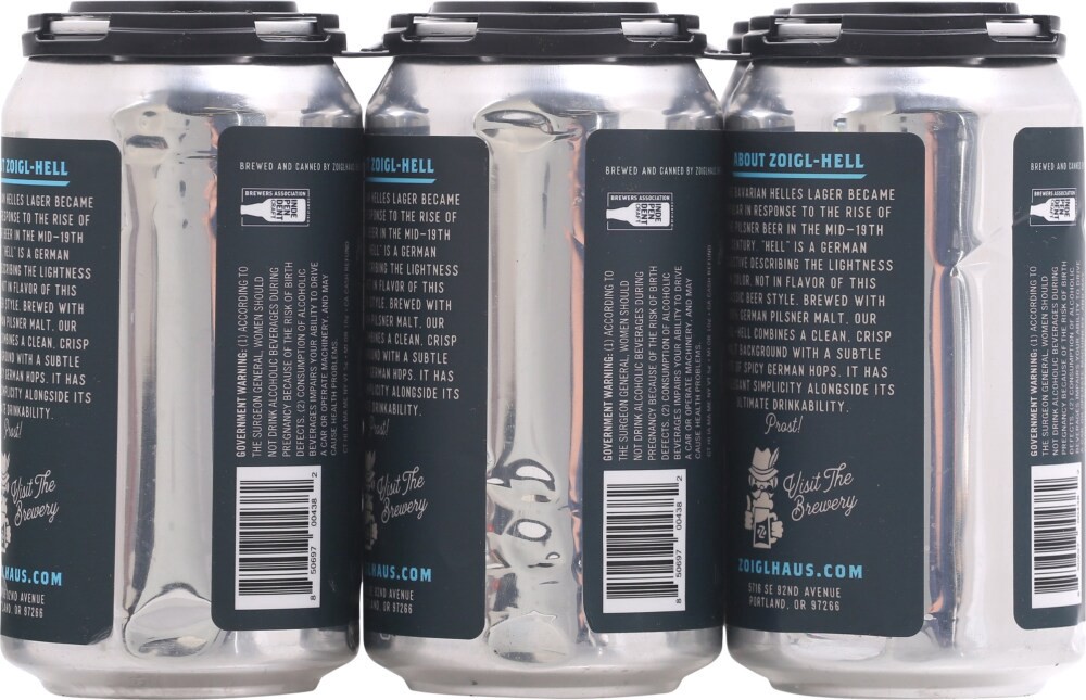 slide 2 of 4, Zoiglhaus Brewing Company Zoigl-Hell German-Style Lager Beer, 6 ct; 12 fl oz