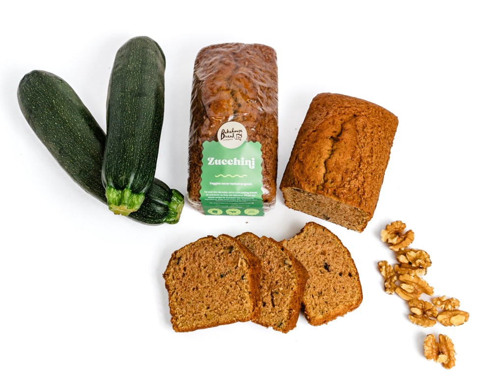 slide 2 of 4, Bakehouse Zucchini Bread, 14 oz