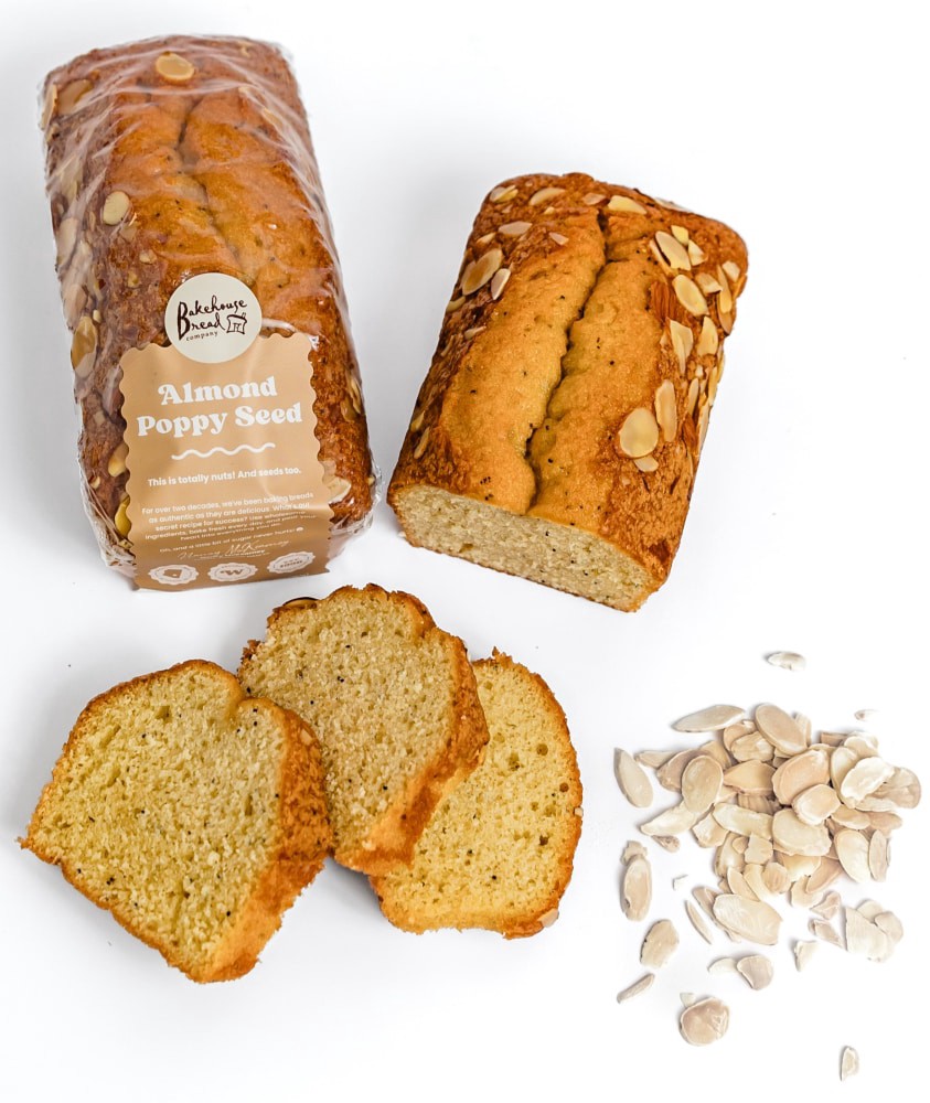 slide 2 of 4, Bakehouse Almond Poppyseed Bread, 14 oz