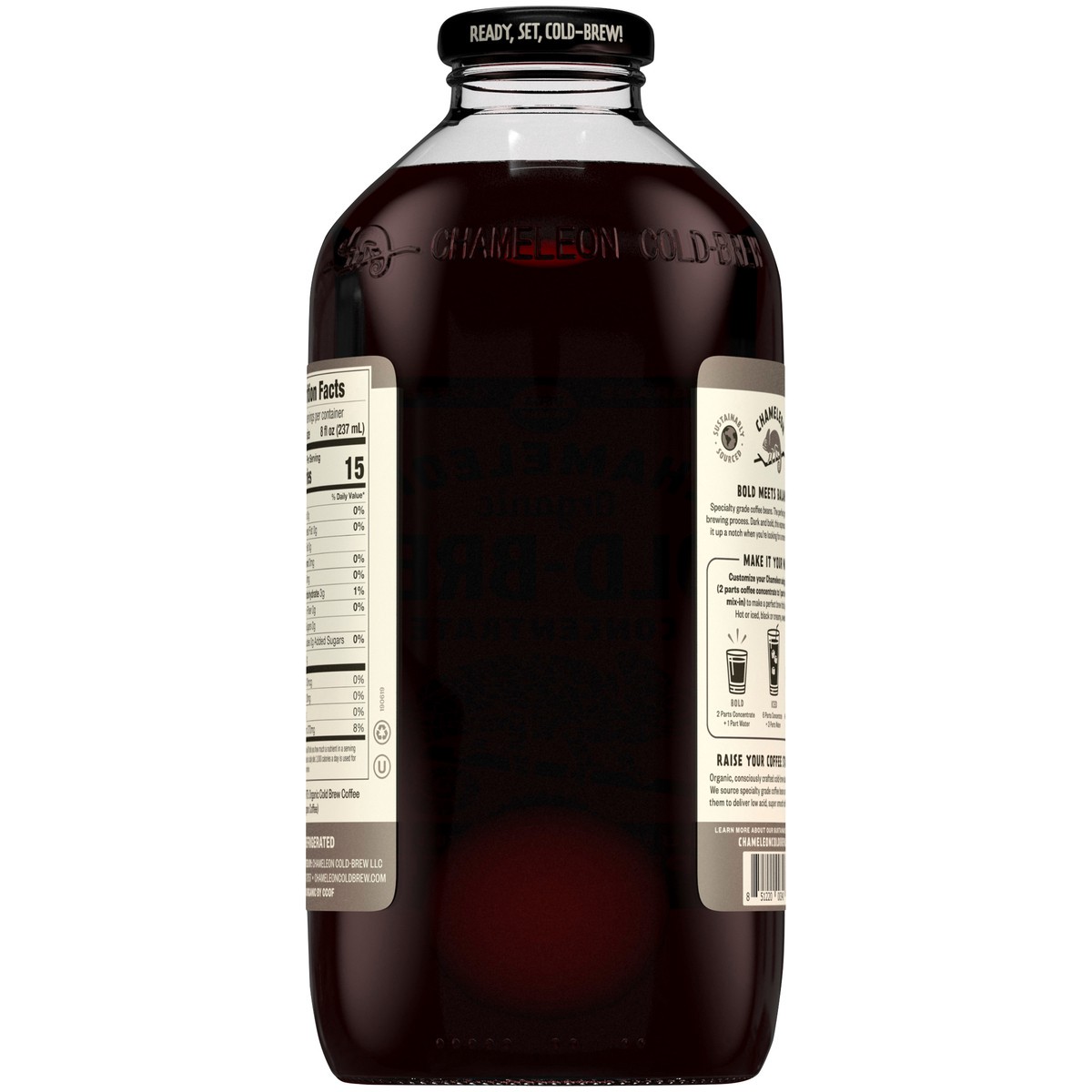 slide 2 of 10, CHAMELEON COLD-BREW Organic Espresso Coffee Concentrate 32 fl. oz. Bottle, 32 fl oz