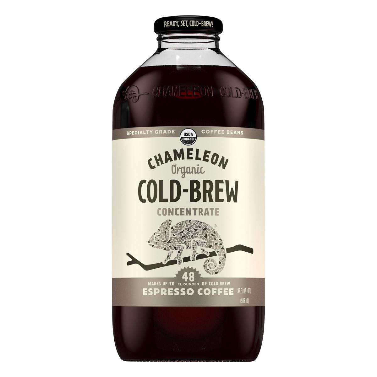 slide 3 of 10, CHAMELEON COLD-BREW Organic Espresso Coffee Concentrate 32 fl. oz. Bottle, 32 fl oz