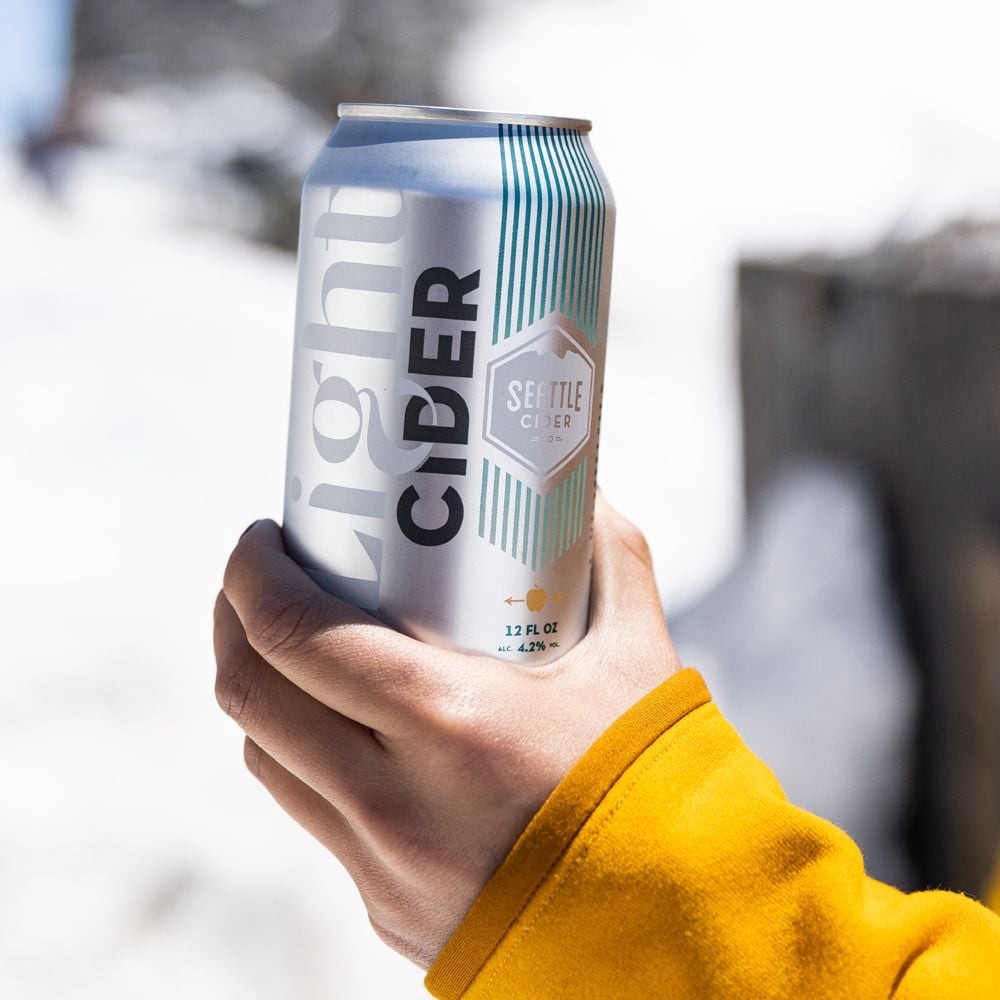 slide 2 of 3, Seattle Cider Light Cider, 6 ct; 12 fl oz