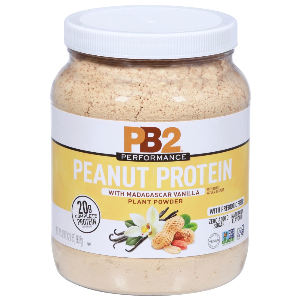 slide 2 of 2, PB2 Peanut Protein with Madagascar Vanilla 32 oz, 32 oz