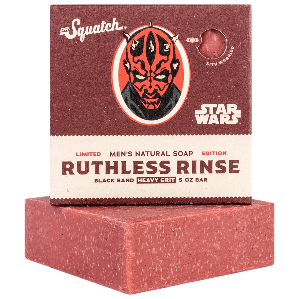 slide 1 of 1, Dr. Squatch Ruthless Rinse Bar Soap, 5 oz