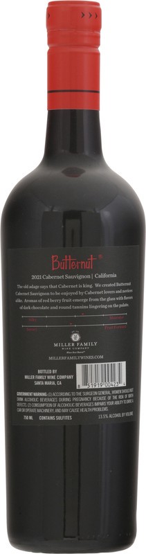 slide 4 of 4, Butternut California Cabernet Sauvignon 750 ml, 750 ml