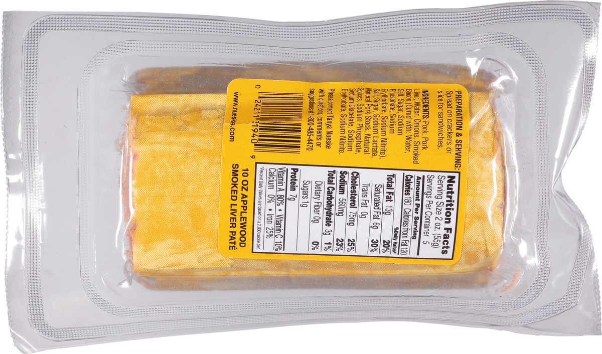 slide 9 of 12, Nueske's Smoked Liver Pate 10 oz, 10 oz