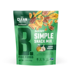 Bubba's Fine Foods Savory Simple Snack Mix, 4 oz