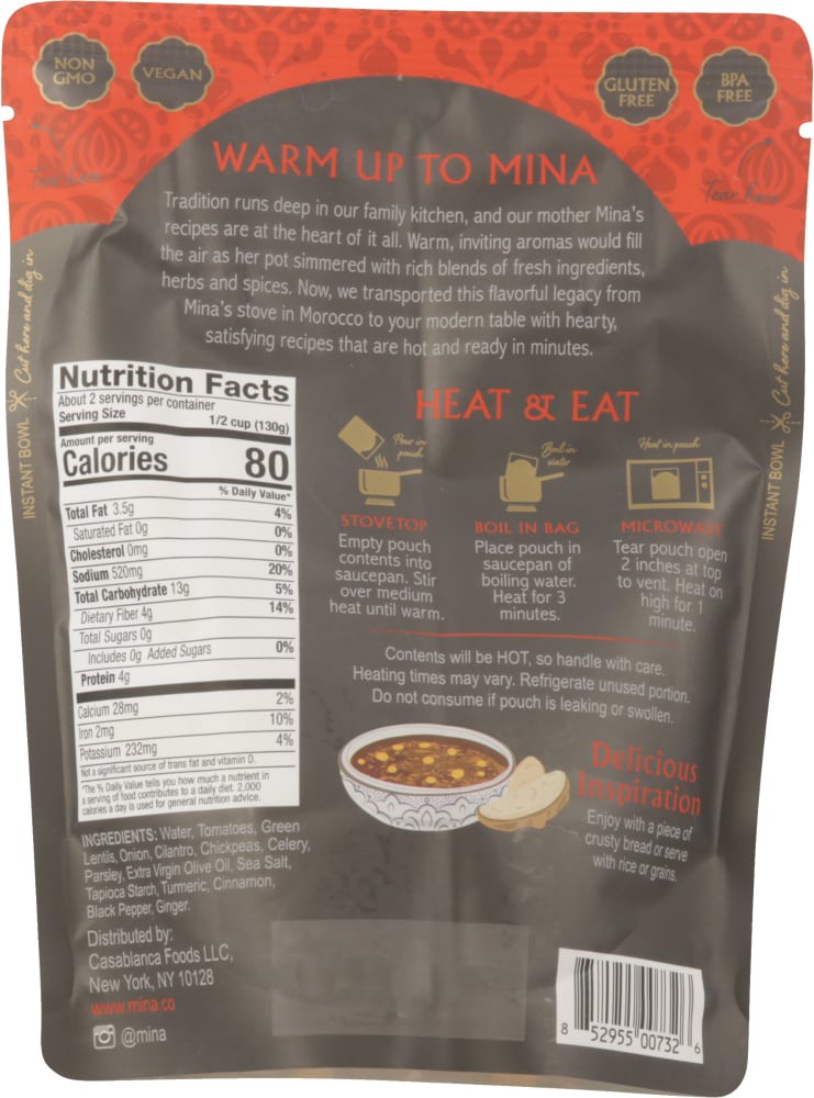 slide 2 of 2, Miina Harira Morccan C, 1 ct