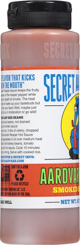 slide 5 of 5, Secret Aardvark Trading Co Smoked Aardvark Reaper Hot Sauce 8 fl oz, 8 fl oz
