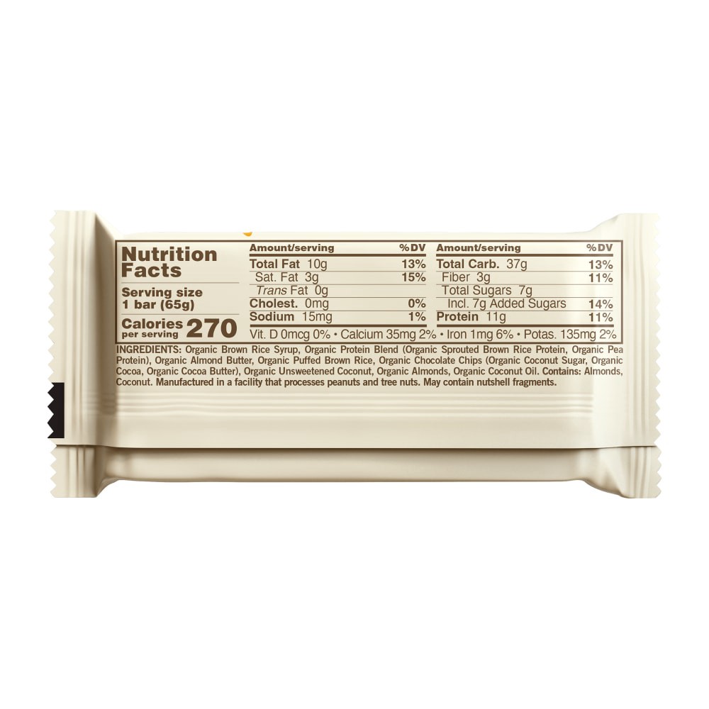 slide 4 of 6, GoMacro Coconut + Almond Butter + Chocolate Chips MacroBar, 2.3 oz