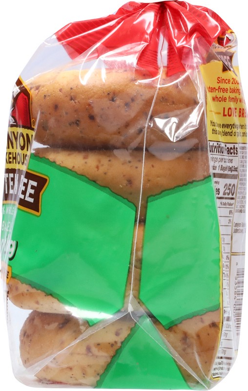 slide 5 of 5, Canyon Bakehouse Heritage Style Whole Grain Gluten Free Bread, Large-Sliced, Frozen, 24 oz, Loaf, 14 oz