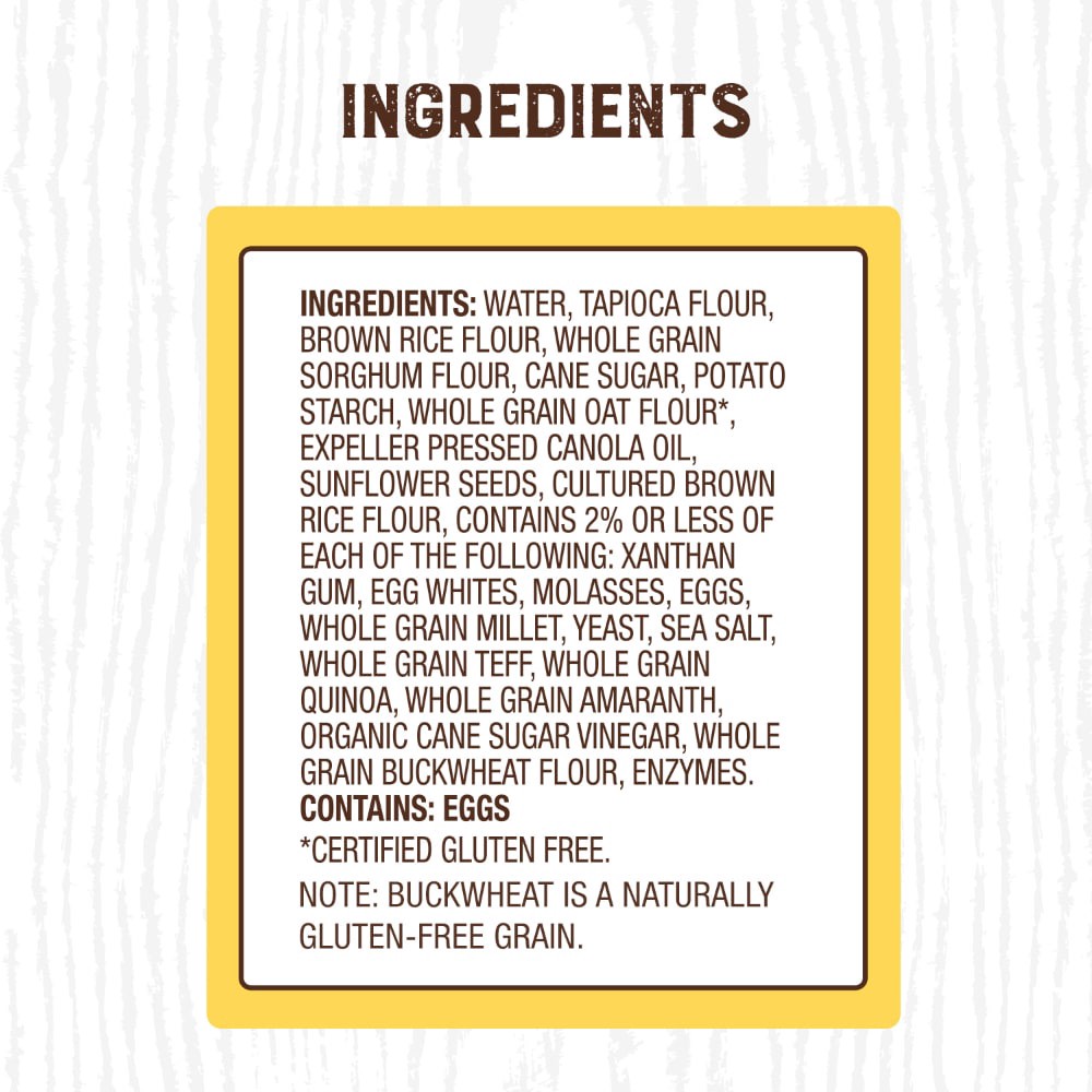 slide 5 of 5, Canyon Bakehouse Ancient Grain Gluten Free Bread, 100% Whole Grain Sandwich Bread, Fresh, 15 oz, 15 oz