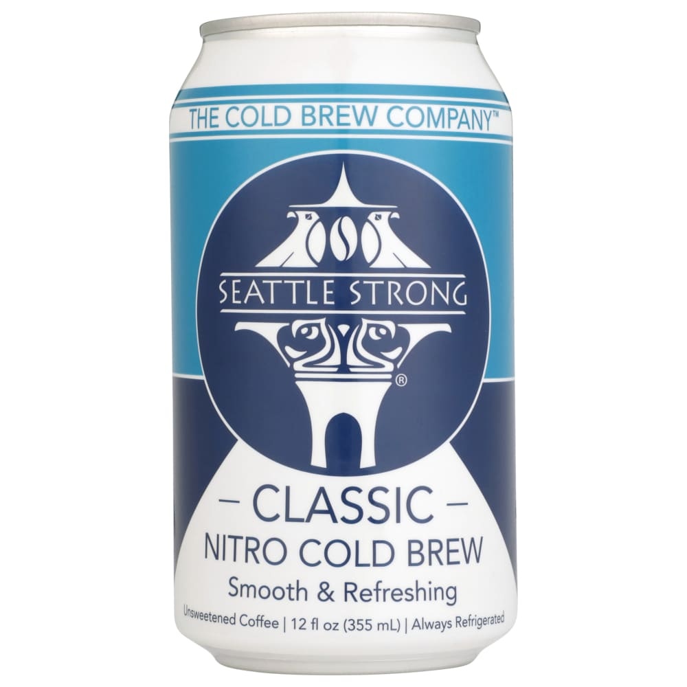 slide 2 of 3, Seattle Strong Nitro Cold Brew Coffee, 12 fl oz