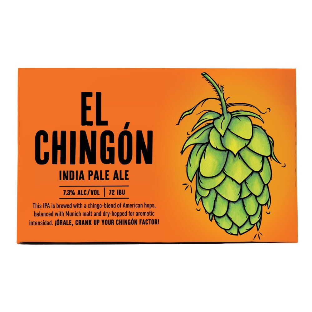 slide 5 of 5, Four Corners El Chingon Ipa, 6 ct; 12 oz