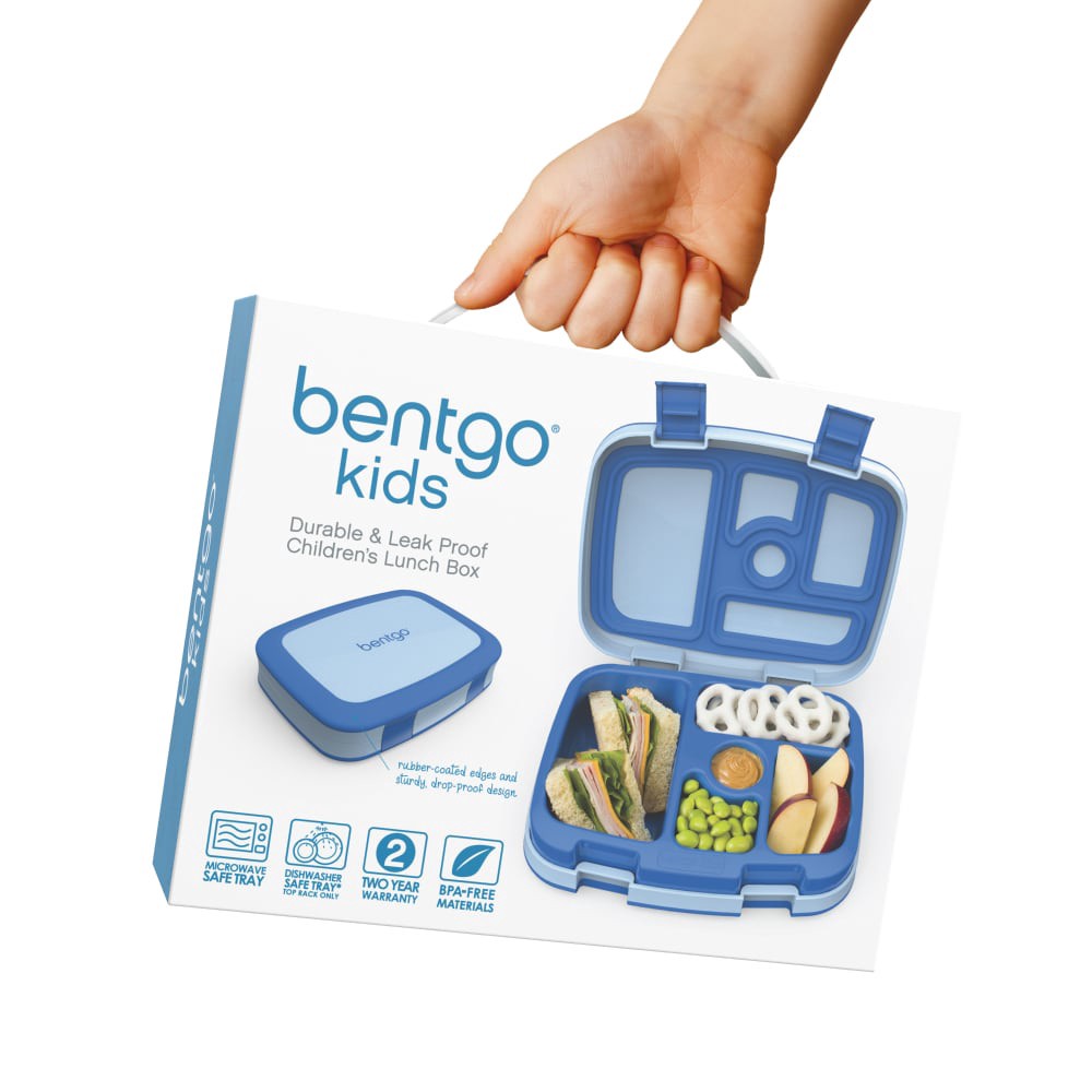 slide 4 of 4, Bentgo Kids Leak Proof Chidren's Lunch Box - Blue, 1 ct