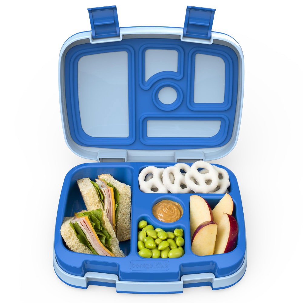 slide 3 of 4, Bentgo Kids Leak Proof Chidren's Lunch Box - Blue, 1 ct