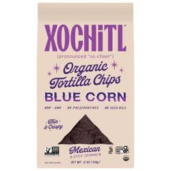 Xochitl Organic Mexican Blue Corn Tortilla Chips 12 oz