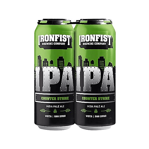 Iron Fist Brewing Co. Iron Fist Brewing Counter Strike IPA 4 pkc Shipt