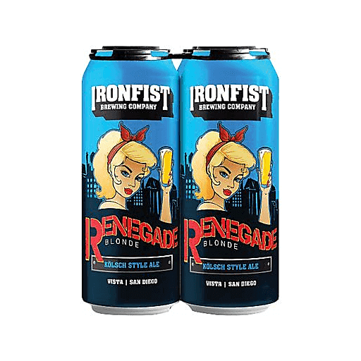 Iron Fist Brewing Co. Iron Fist Brewing Renegade Blonde KolschStyle