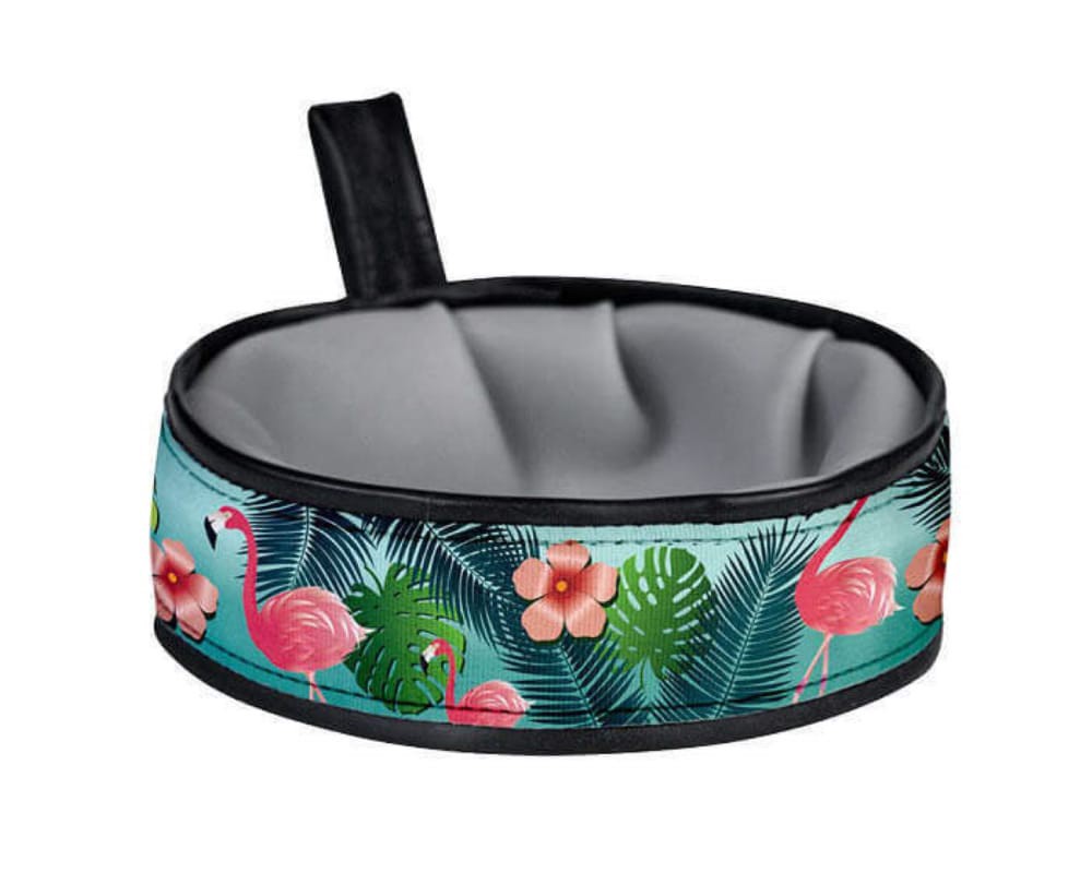 slide 1 of 1, Cycle Dog Flamingo Trail Buddy Bowl, 22 oz