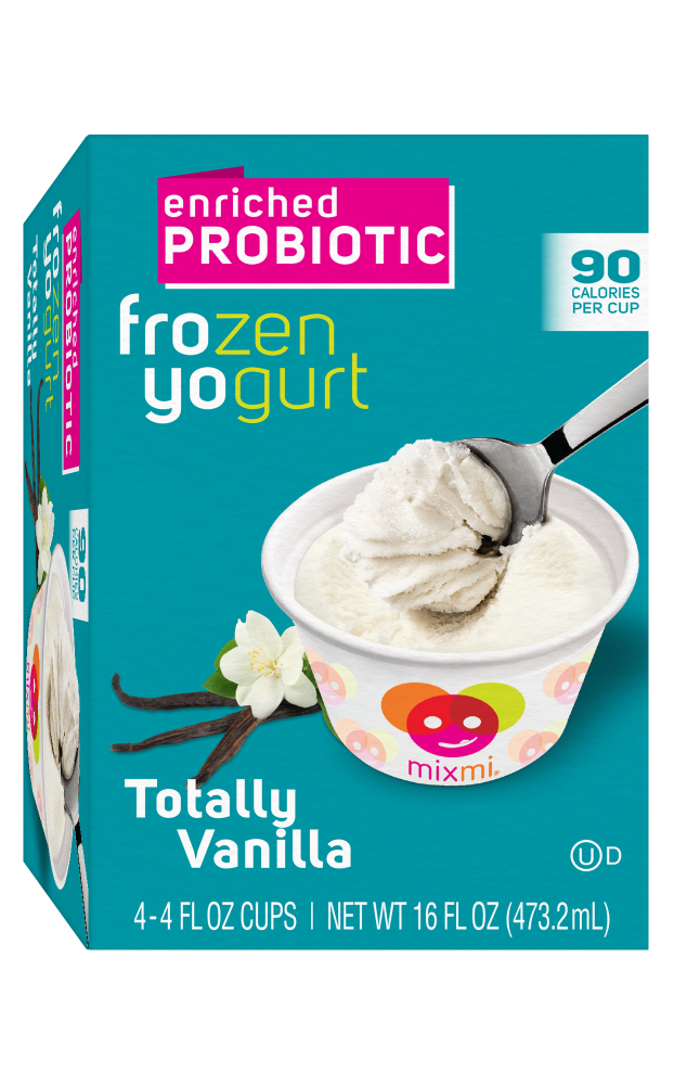 Mixmi Totally Vanilla Frozen Yogurt 4 ct; 4 oz Shipt