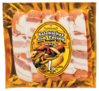slide 1 of 1, Salchichas Con Tocino, 1 ct