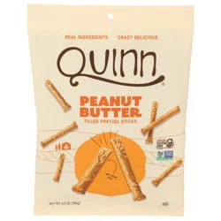Quinn Snacks Peanut Butter Filled Pretzel Sticks