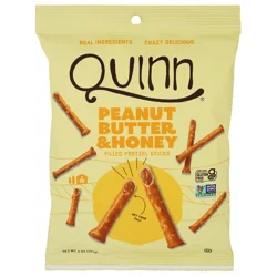 Quinn Snacks Honey Peanut Butter Filled Pretzel Sticks