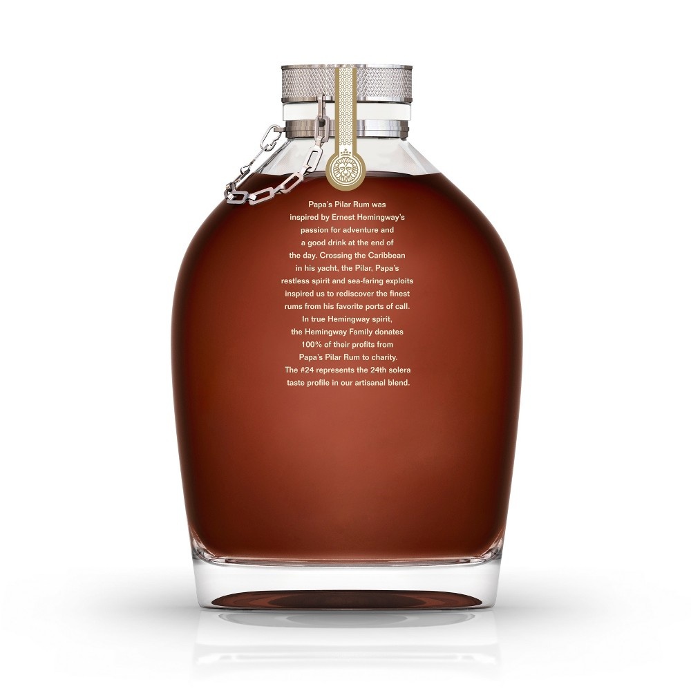 slide 2 of 2, Papa's Pilar Dark Rum Bottle, 750 ml