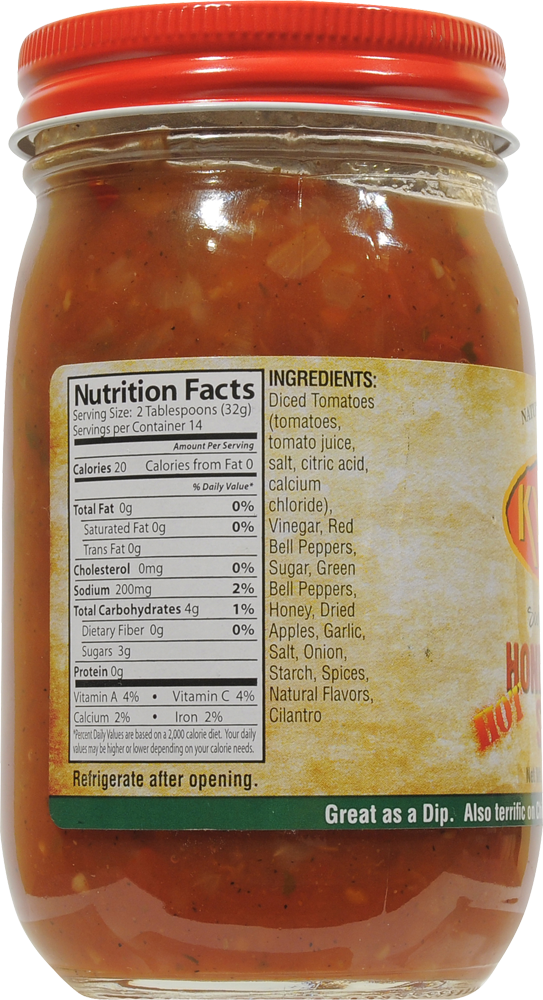 slide 2 of 2, Kyvan Hot Honey Apple Salsa, 16.3 oz