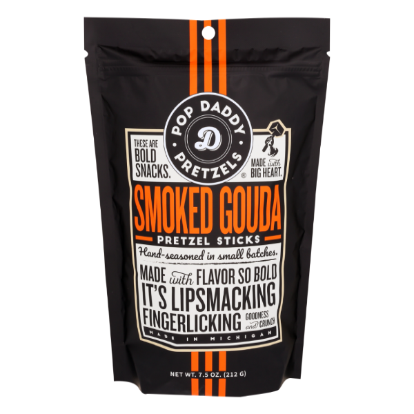 Pop Daddy Popcorn Gouda Cheese Pretzel Sticks 7.5 oz Shipt