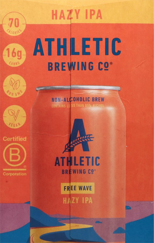 slide 3 of 5, Athletic Brewing Free Wave, 12 ct; 12 oz