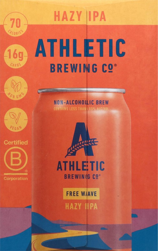 slide 4 of 5, Athletic Brewing Free Wave, 12 ct; 12 oz