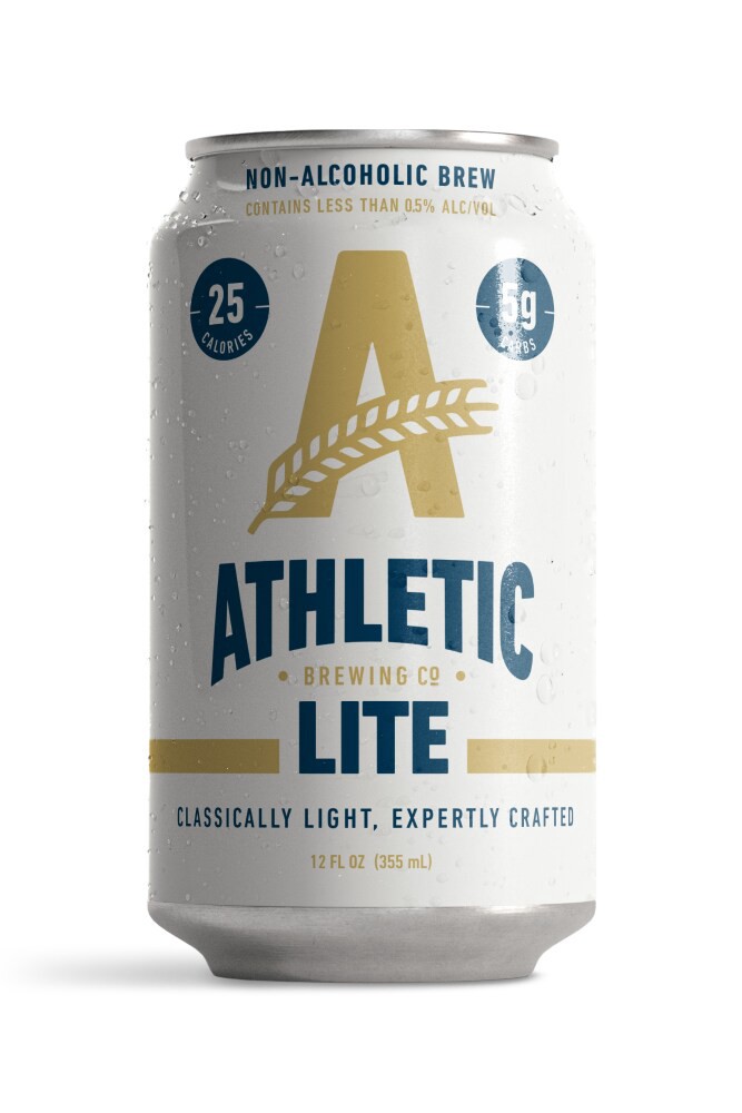 slide 4 of 6, Athletic Brewing Beer, Lite, 6 Pack, 6 ct; 12 oz