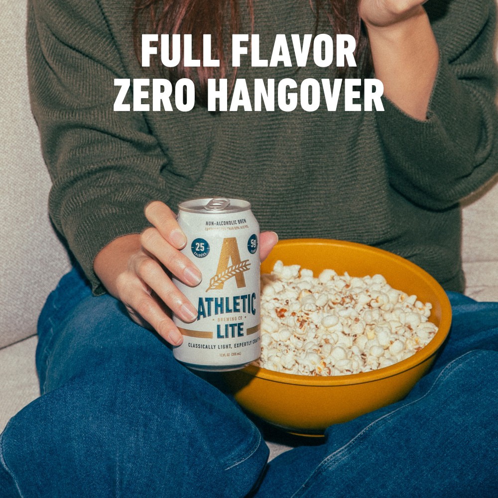 slide 6 of 6, Athletic Brewing Beer, Lite, 6 Pack, 6 ct; 12 oz