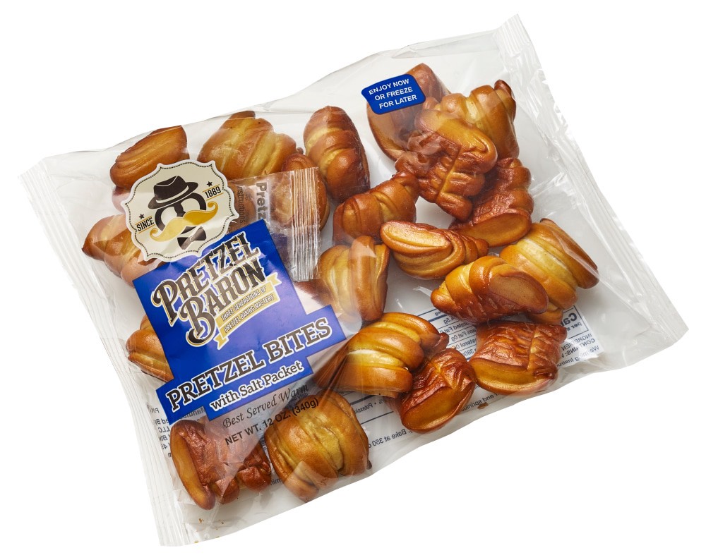 slide 2 of 2, Pretzel Baron Pretzel Bites With Salt Packet - 12 oz, 12 oz