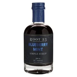 Root 23 Simple Syrup, Blueberry Mint - 6.76 oz