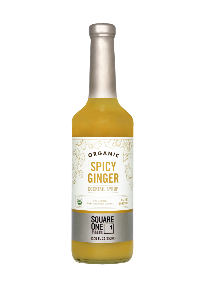 slide 1 of 1, Square One Organic Spirits Spicy Ginger Syrup Mixer, 750 ml
