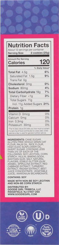 slide 3 of 5, Goodie Girl Birthday Cake Sandwich Cookies - 10.6 oz, 10.6 oz