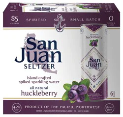 San Juan Huckleberry All Natural Spiked Seltzer