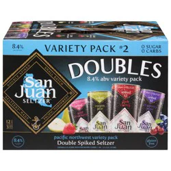 San Juan™ Doubles Spiked Seltzer Variety Pack Cans