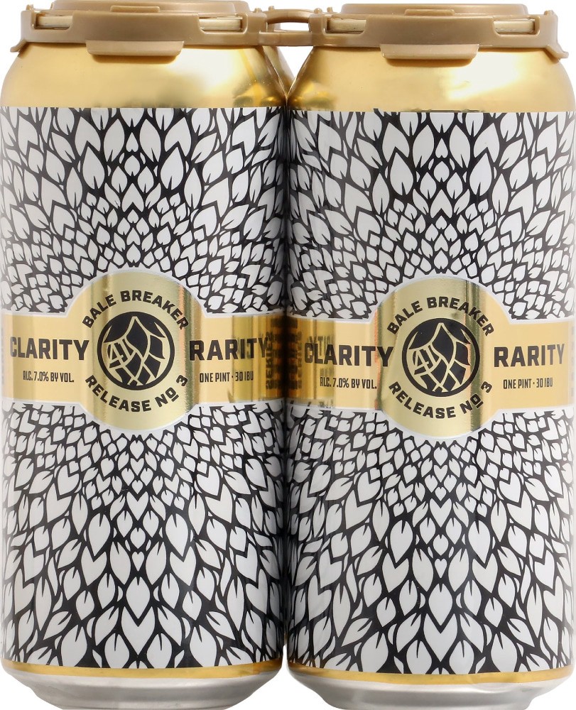 slide 2 of 2, Bale Breaker Brewing Co. Clarity Rarity Hazy Ipa, 4 ct; 16 fl oz