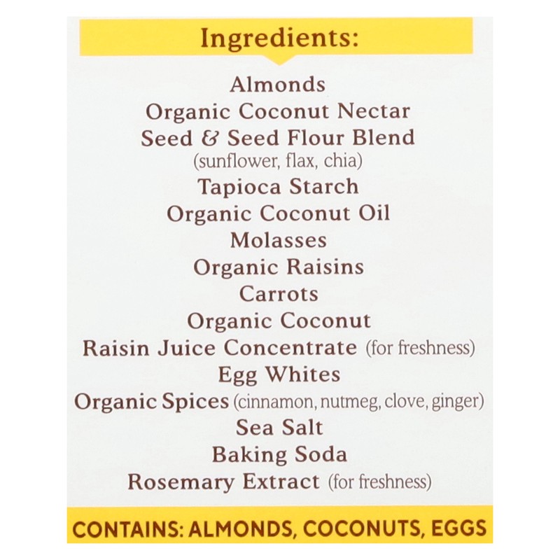 slide 3 of 5, Simple Mills Soft Baked Almond Flour Spiced Carrot Cake Bars 5 - 1.19 oz Bars, 5 ct