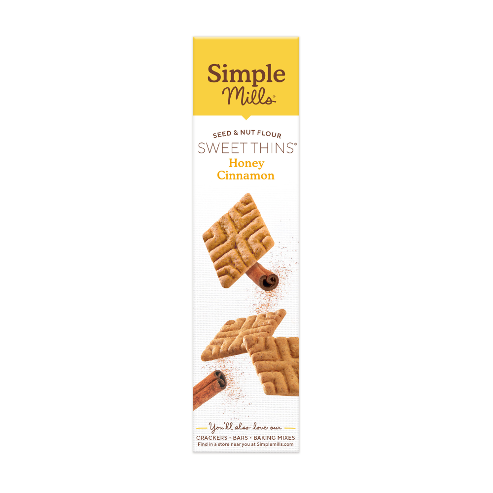 slide 3 of 4, Simple Mills Seed & Nut Flour Honey Cinnamon Sweet Thins - 4.25 oz, 4.25 oz