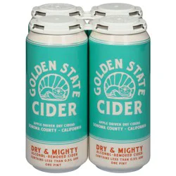 Golden State Dry Mighty Cider 4 pk 1 pt Cans
