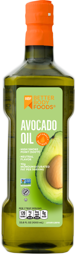 slide 2 of 2, BetterBody Foods Better Body Foods Naturally Blended Avocado Oil, 33.8 fl oz