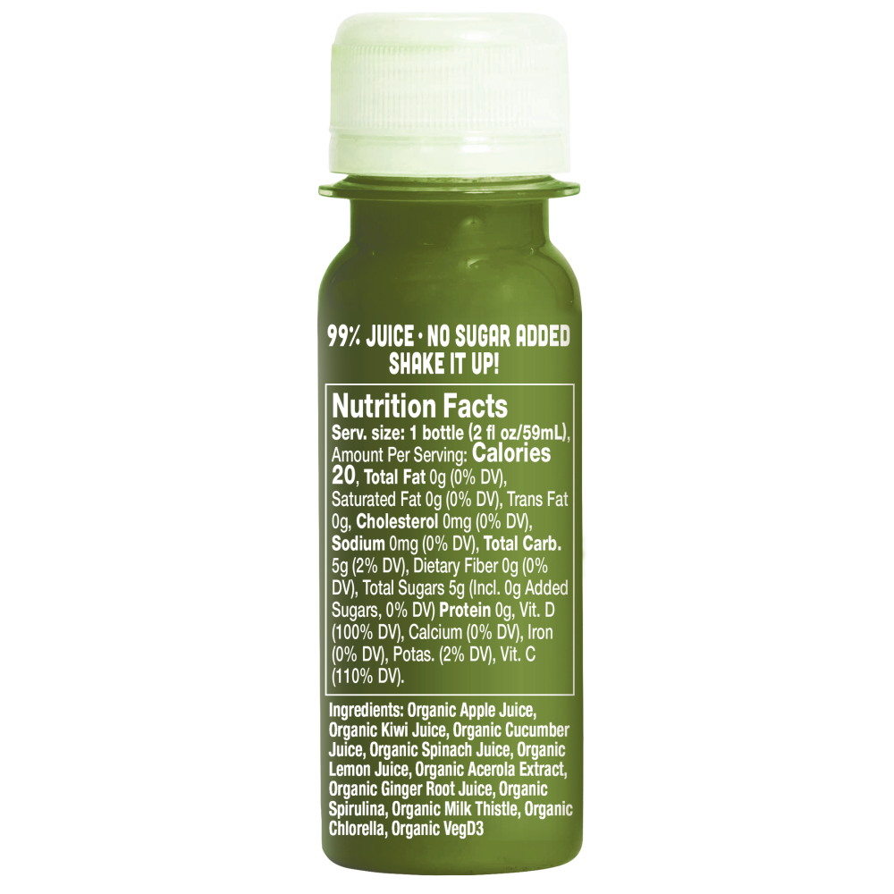 slide 3 of 3, Vive Organic Dual Boost Shot, Detox + Immunity, 2 oz bottle, 2 fl oz